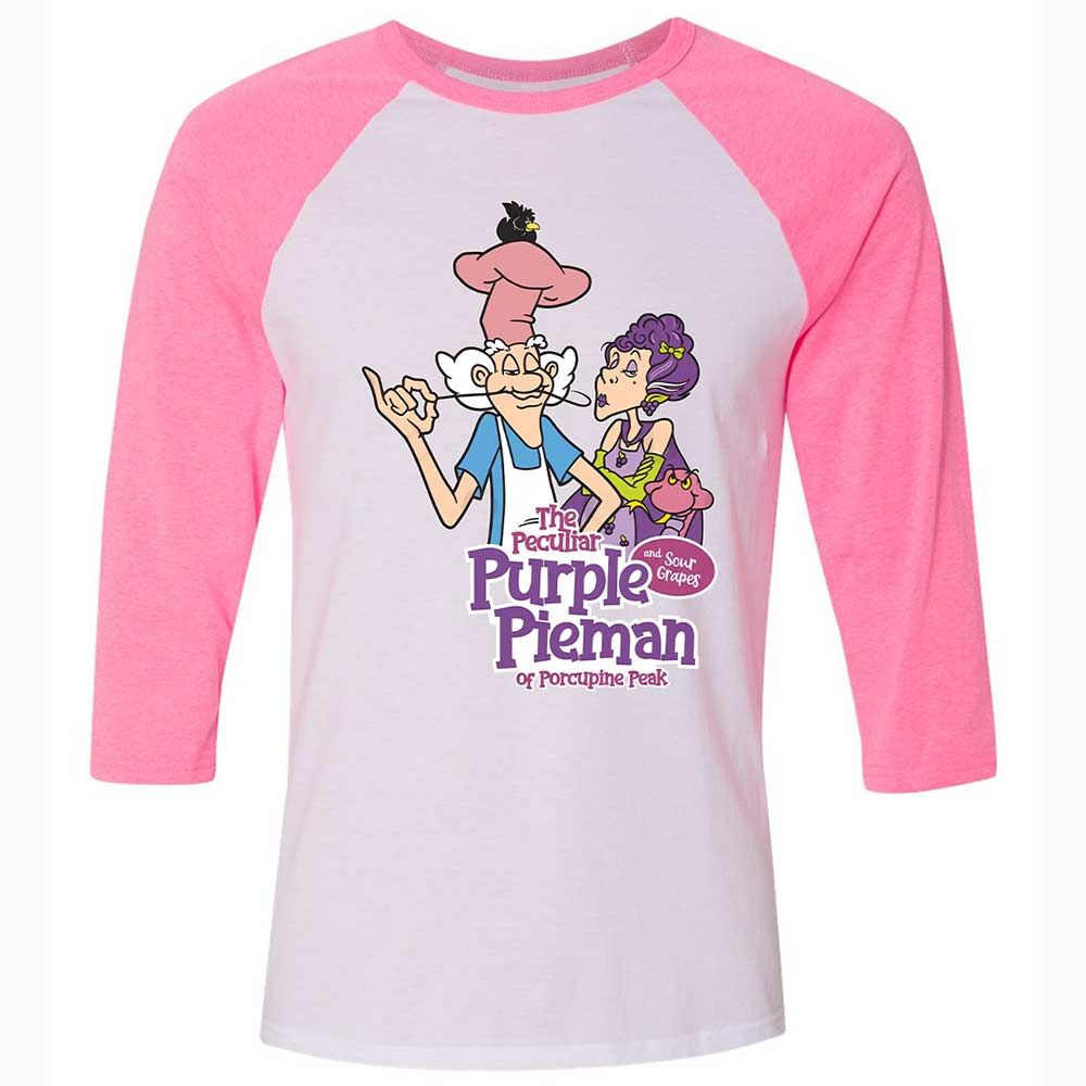 The Peculiar Purple Pie Man - White/Neon Pink - 12