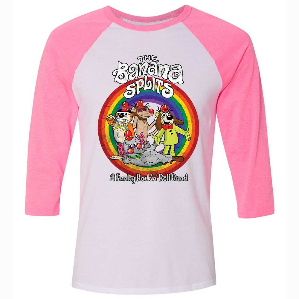 The Banana Splits - White/Neon Pink - 12