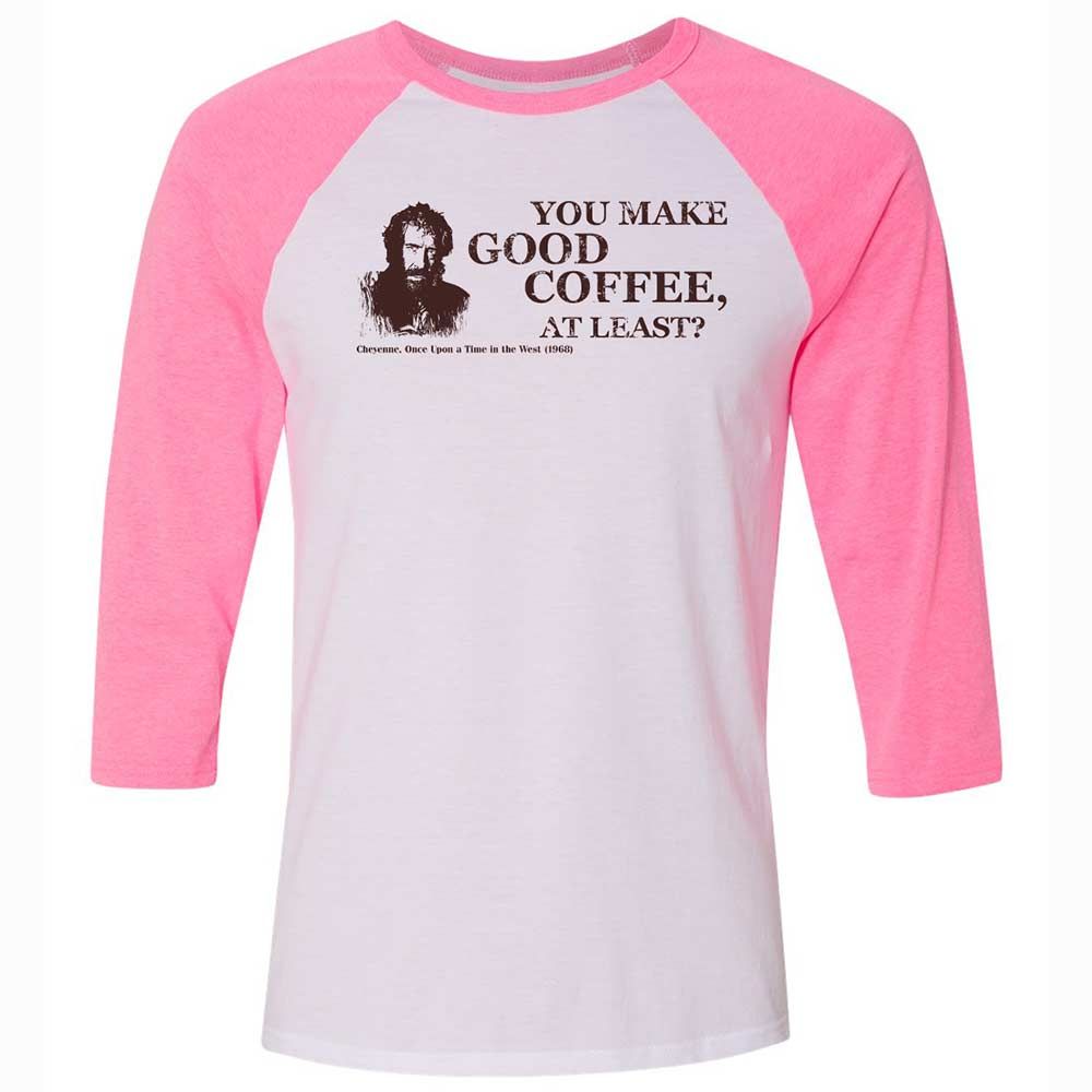 You make good coffee, at least? - White/Neon Pink - 12