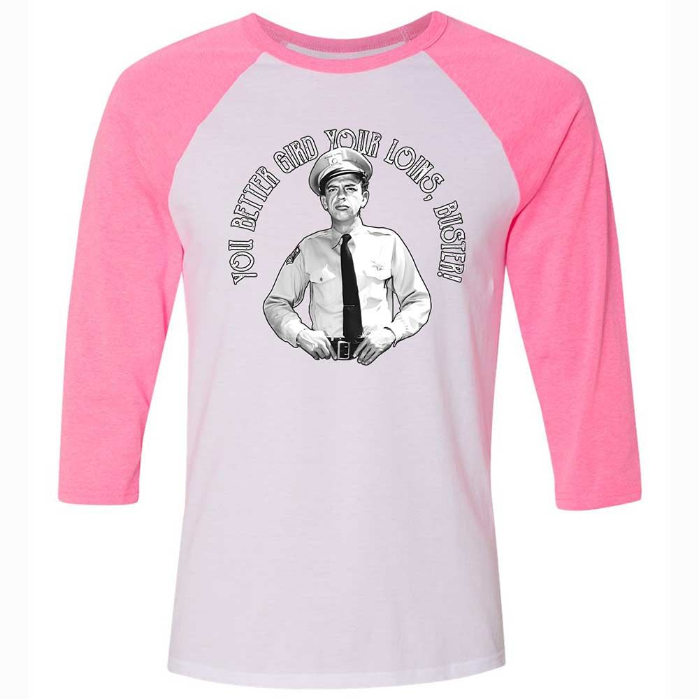 Unisex 3/4 Baseball Tee - ESZ1Z2D7 - White/Neon Pink - 12