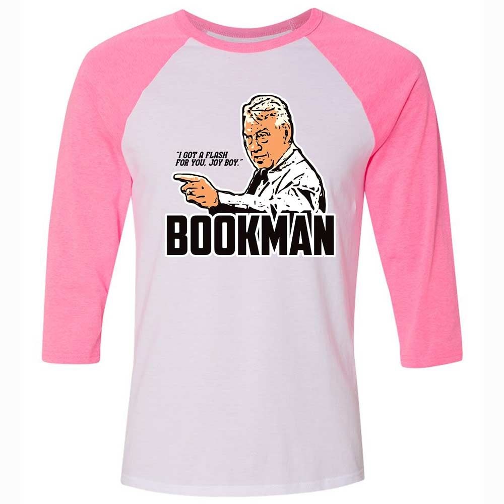 Unisex 3/4 Baseball Tee - NJ8NCLKF - White/Neon Pink - 12