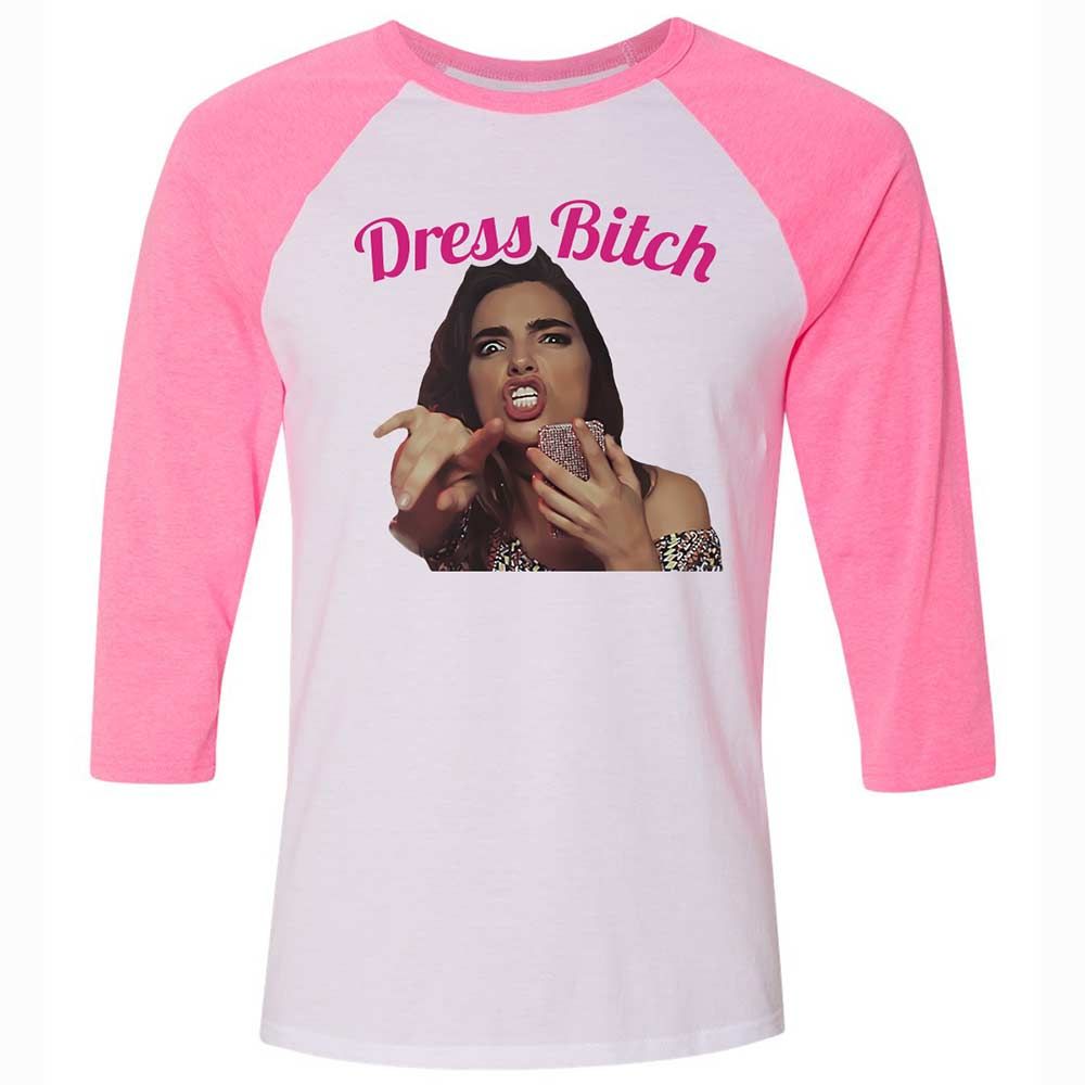 Dress Bitch - White/Neon Pink - 12