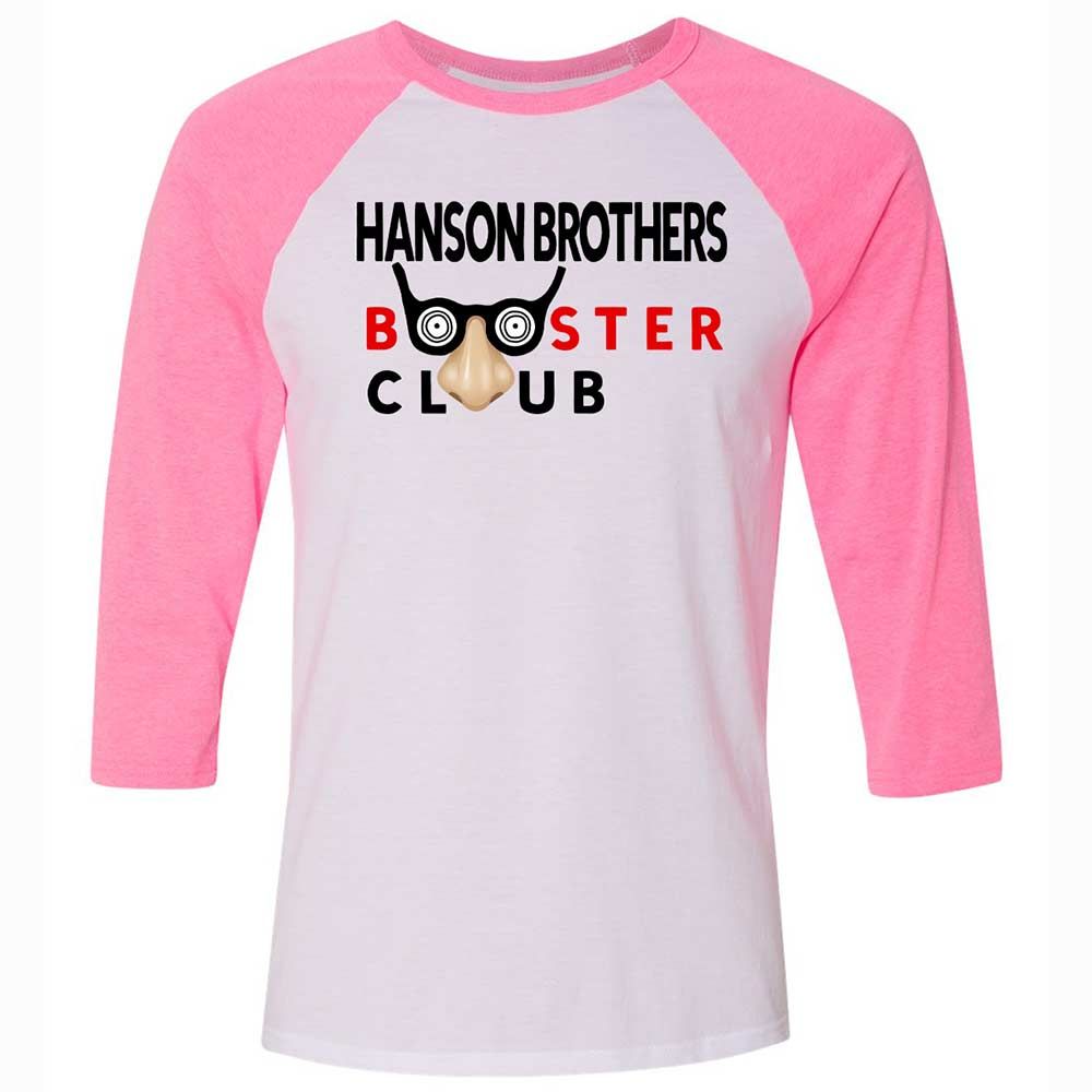 Unisex 3/4 Baseball Tee - E9V5MLR6 - White/Neon Pink - 12
