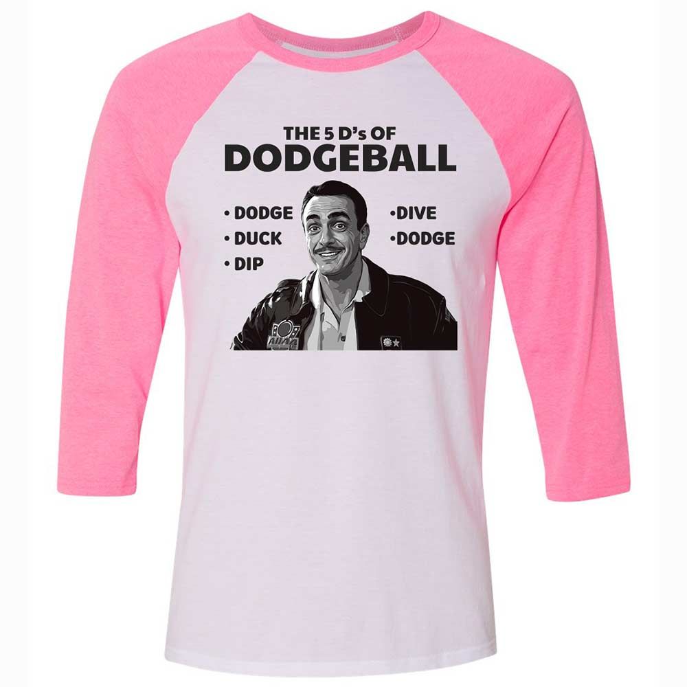 Unisex 3/4 Baseball Tee - 4LZTEVXA - White/Neon Pink - 12