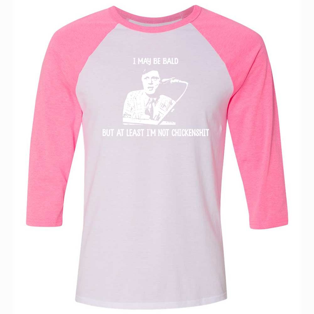 Unisex 3/4 Baseball Tee - S728VUK4 - White/Neon Pink - 12