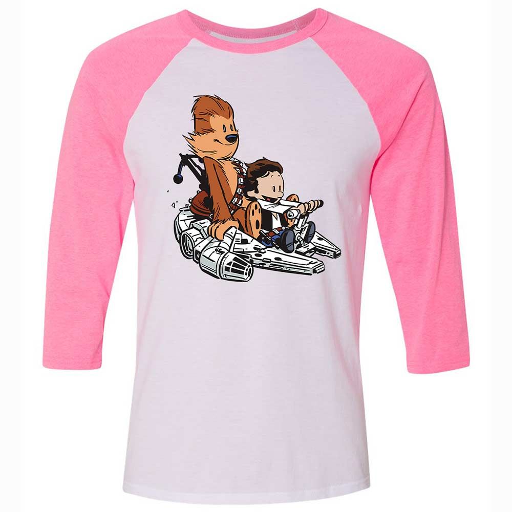 Han and Chewie - White/Neon Pink - 12