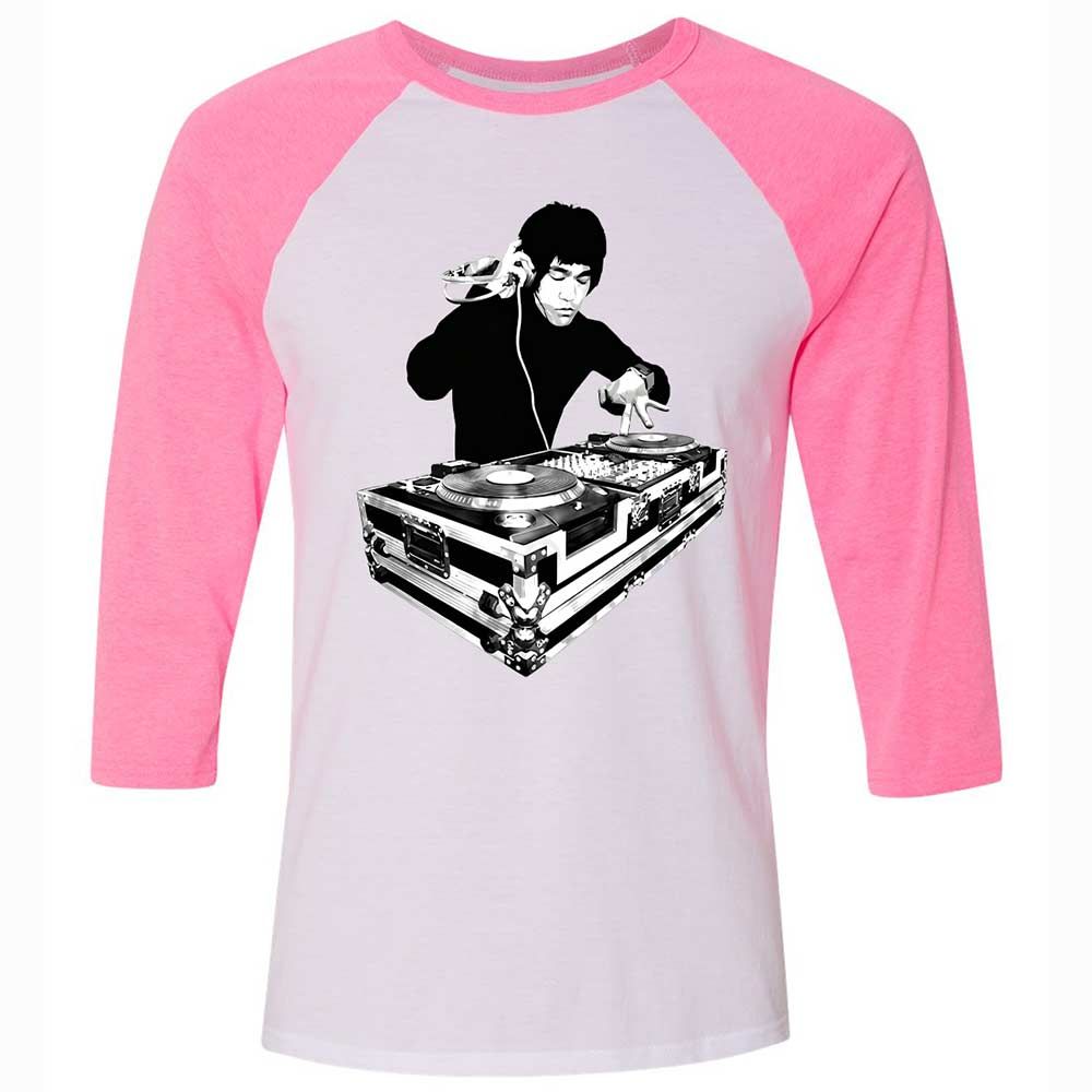 Bruce Lee DJ - White/Neon Pink - 12