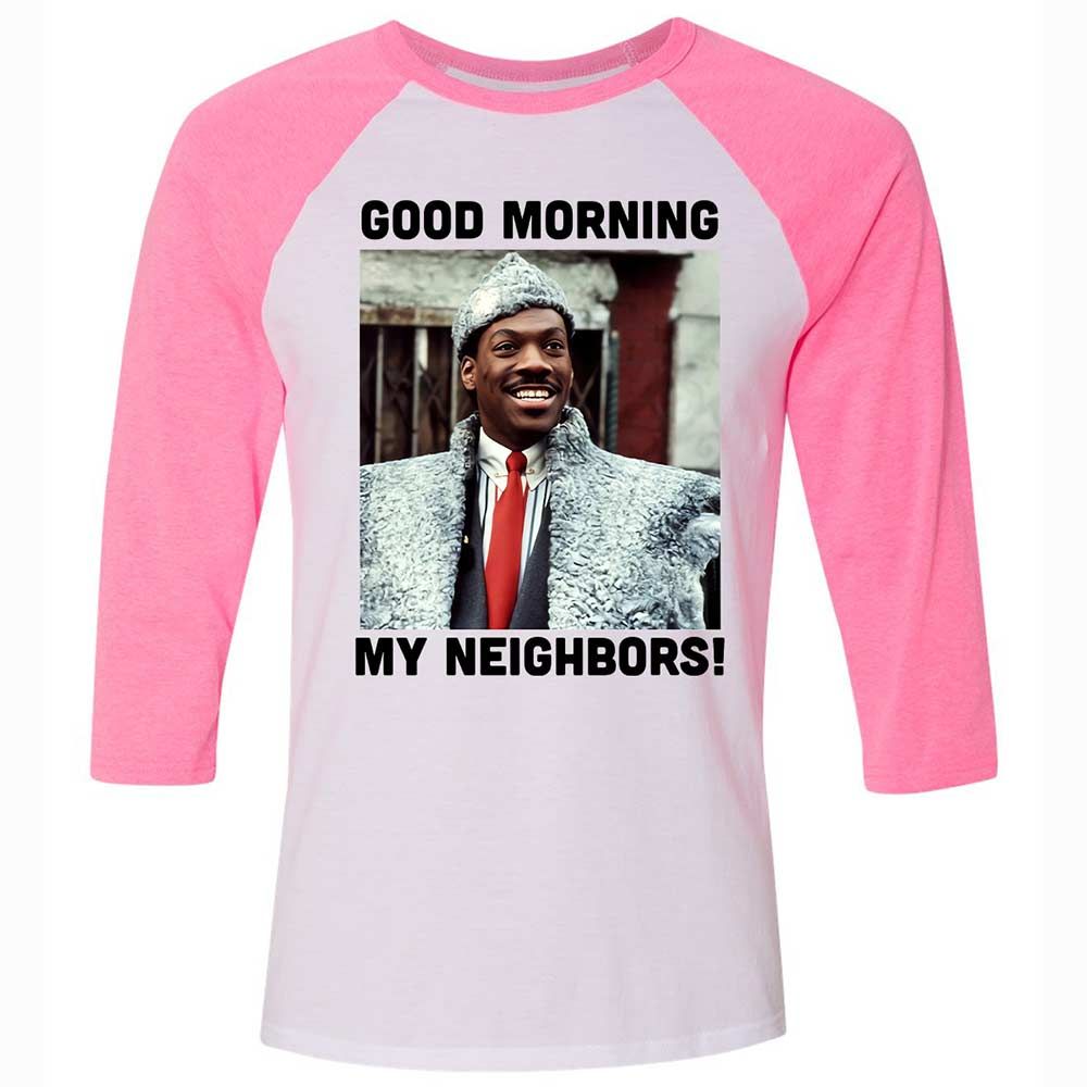 Good Morning My Neighbors - White/Neon Pink - 12
