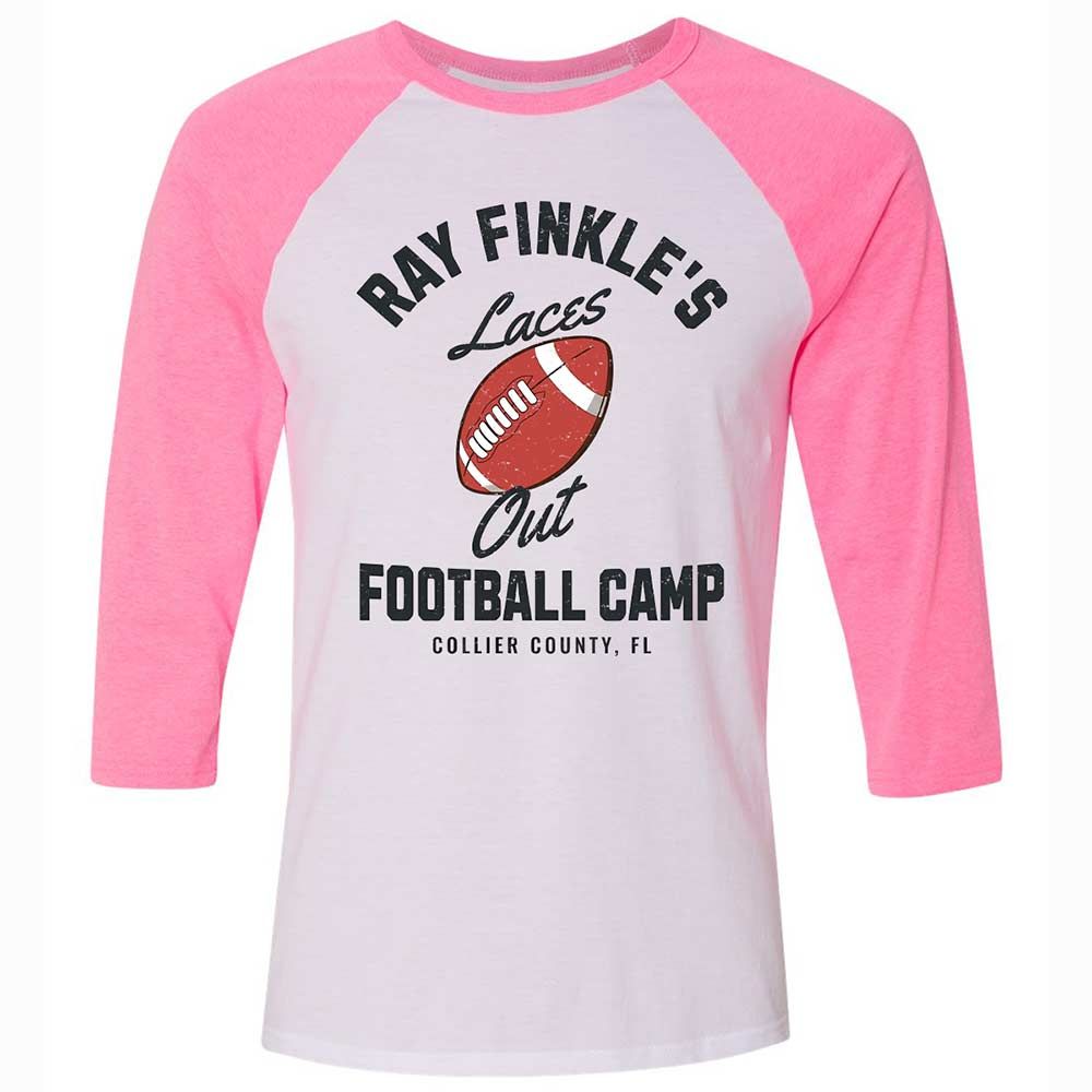 Ray Finkle's Laces Out Football Camp - White/Neon Pink - 12