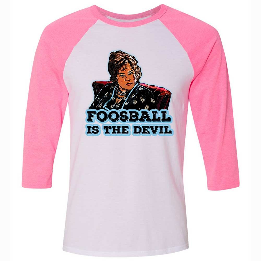 Unisex 3/4 Baseball Tee - A6UG2GMX - White/Neon Pink - 12