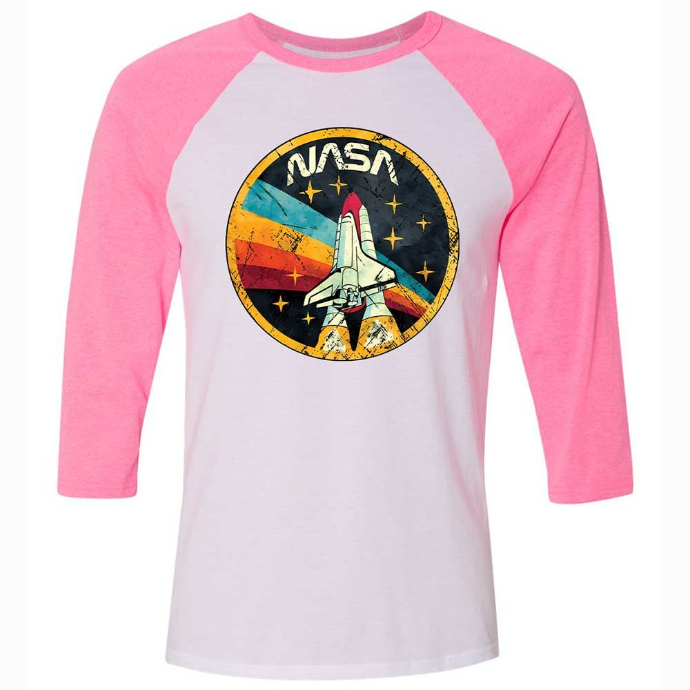 USA Space Agency Vintage Colors - White/Neon Pink - 12