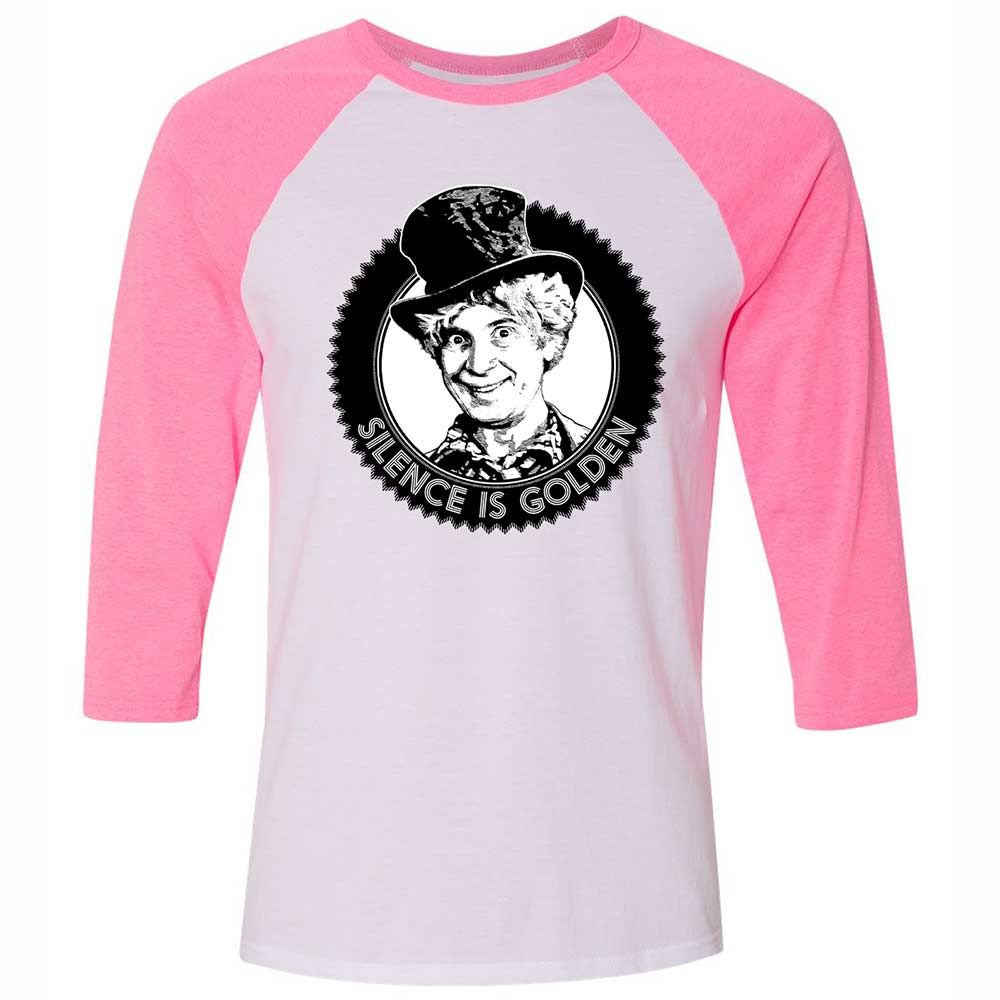 Unisex 3/4 Baseball Tee - E6H43JPJ - White/Neon Pink - 12