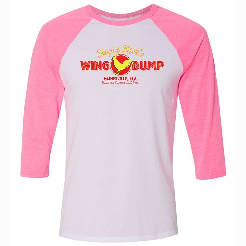 Stupid Nick's Wing Dump - White/Neon Pink - 12