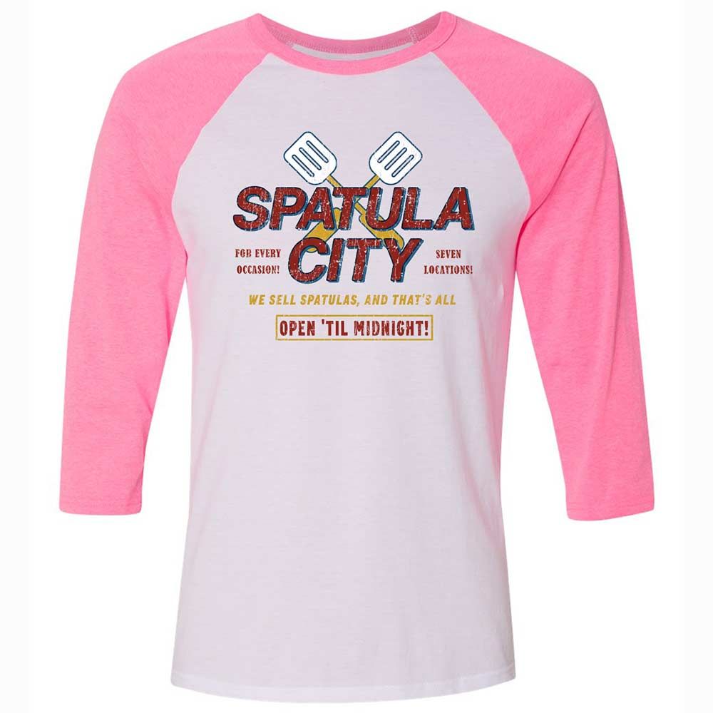 Unisex 3/4 Baseball Tee - STPL2X33 - White/Neon Pink - 12