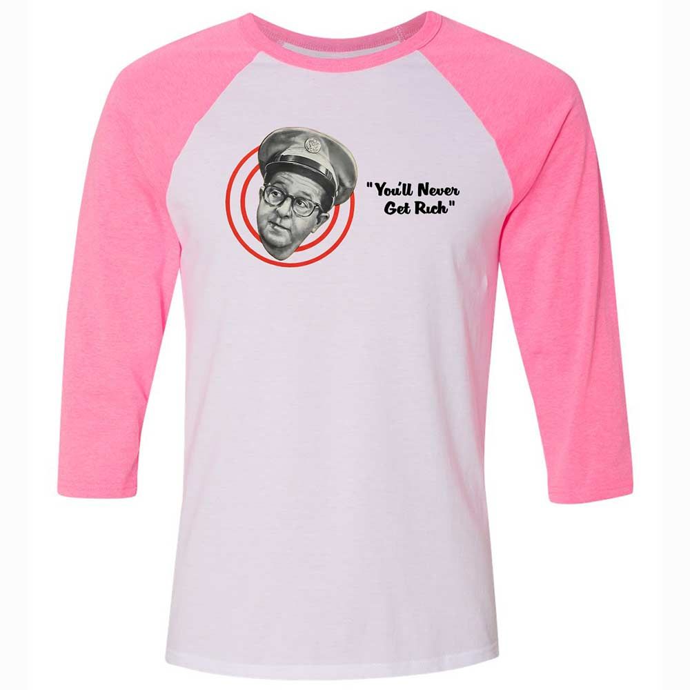 Unisex 3/4 Baseball Tee - 3MMGKA4D - White/Neon Pink - 12