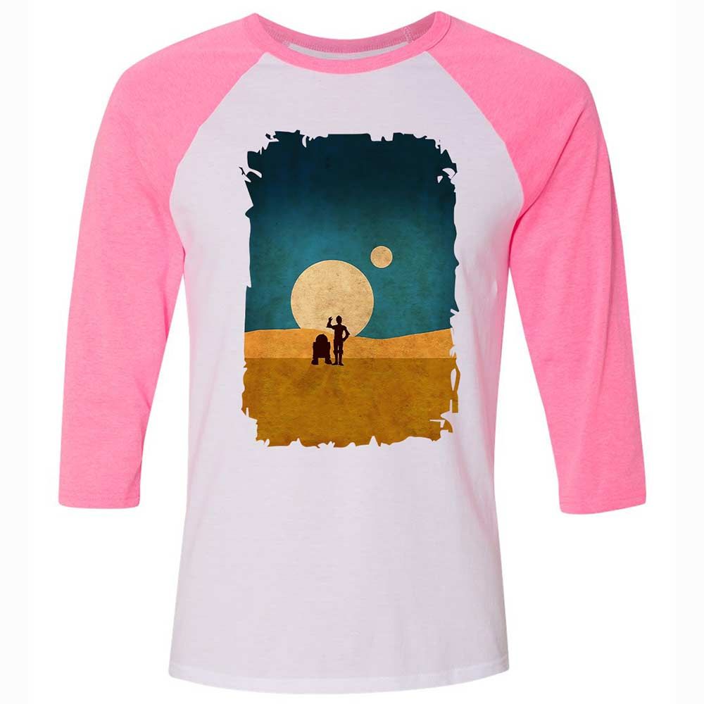Droids In The Dunes - White/Neon Pink - 12