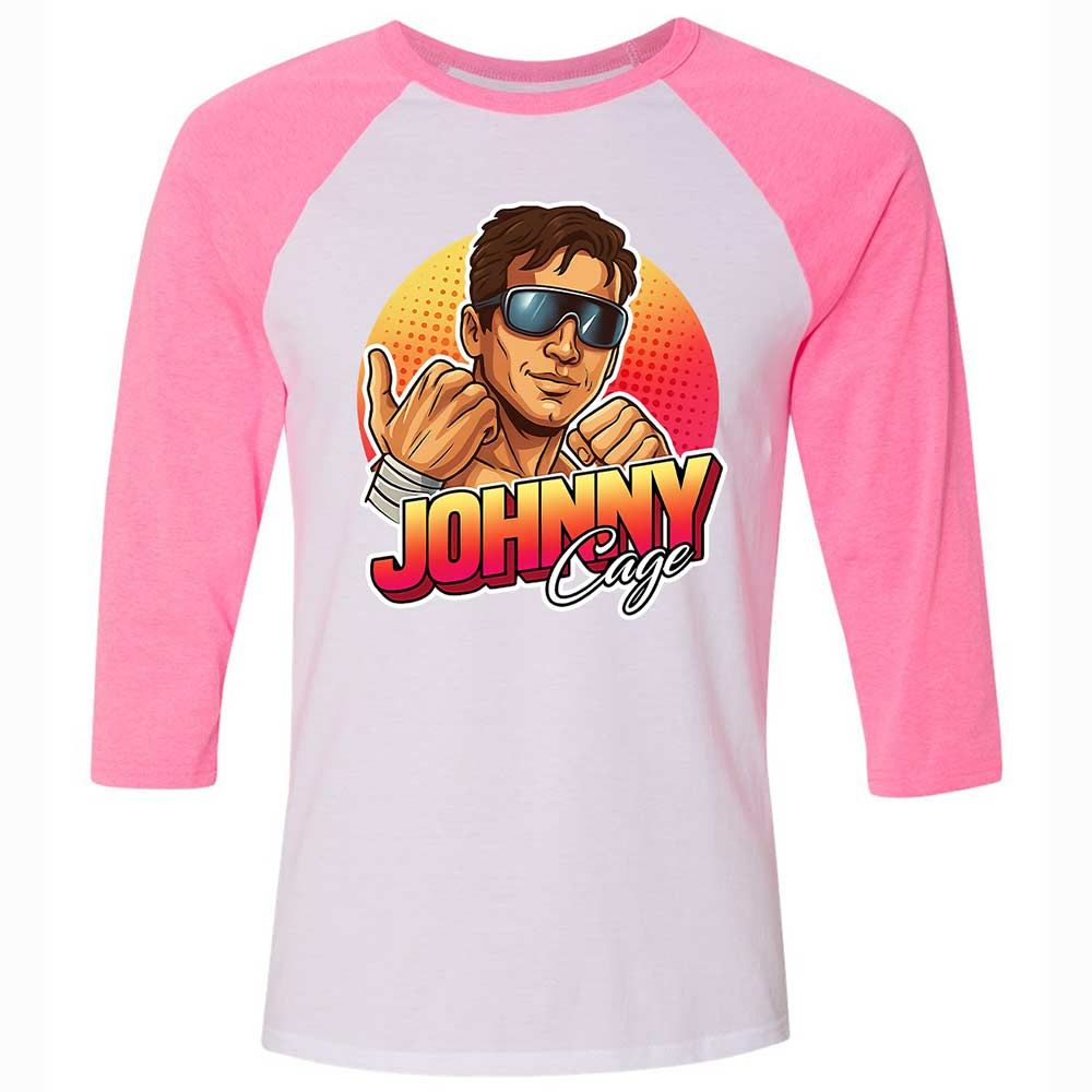 Johnny Cage - White/Neon Pink - 12