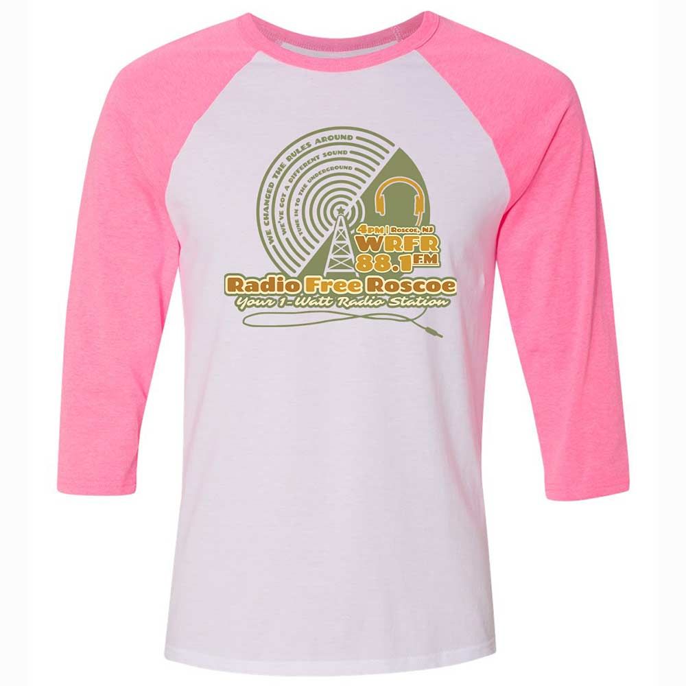 Radio Free Roscoe - White/Neon Pink - 12