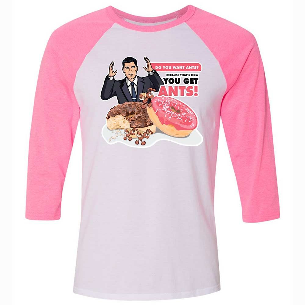 Do you want ants - White/Neon Pink - 12