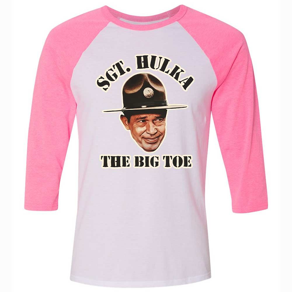 Unisex 3/4 Baseball Tee - 75B4XA2D - White/Neon Pink - 12