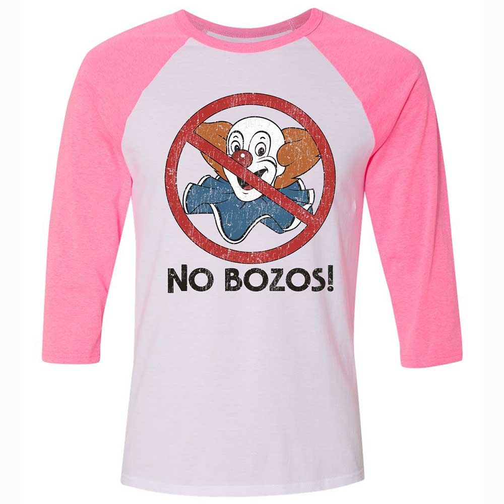 No Bozos - White/Neon Pink - 12
