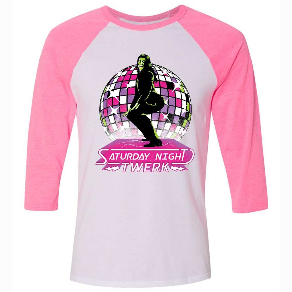 Saturday Night Twerk - White/Neon Pink - 12