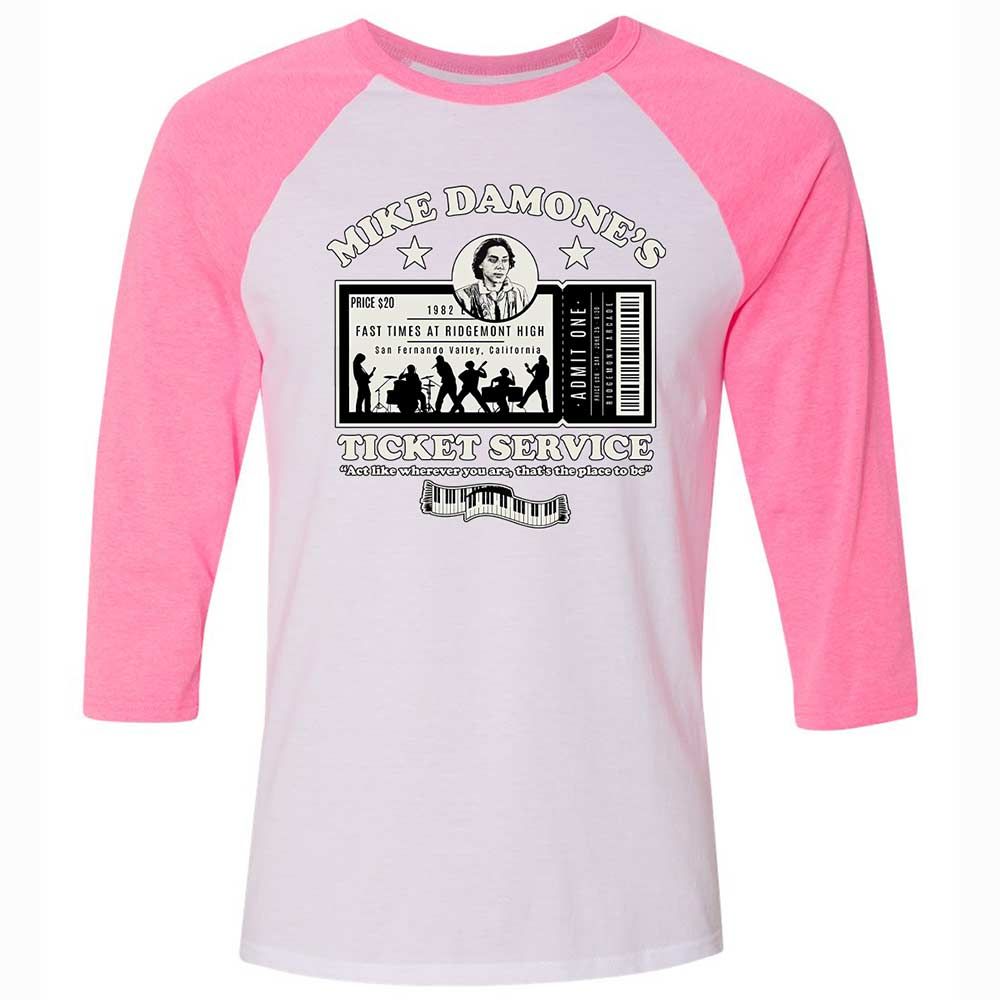Damone's Ticket Service - White/Neon Pink - 12