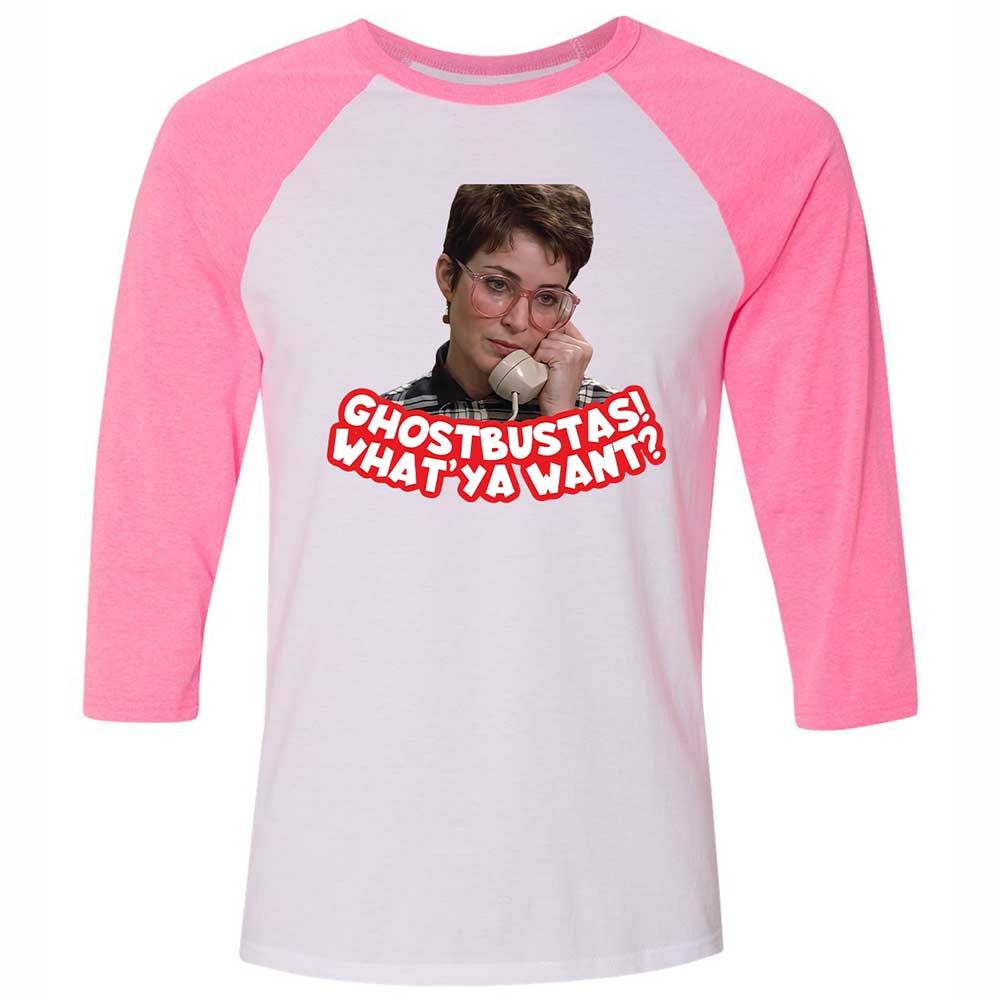 Unisex 3/4 Baseball Tee - GY5ZHZWZ - White/Neon Pink - 12