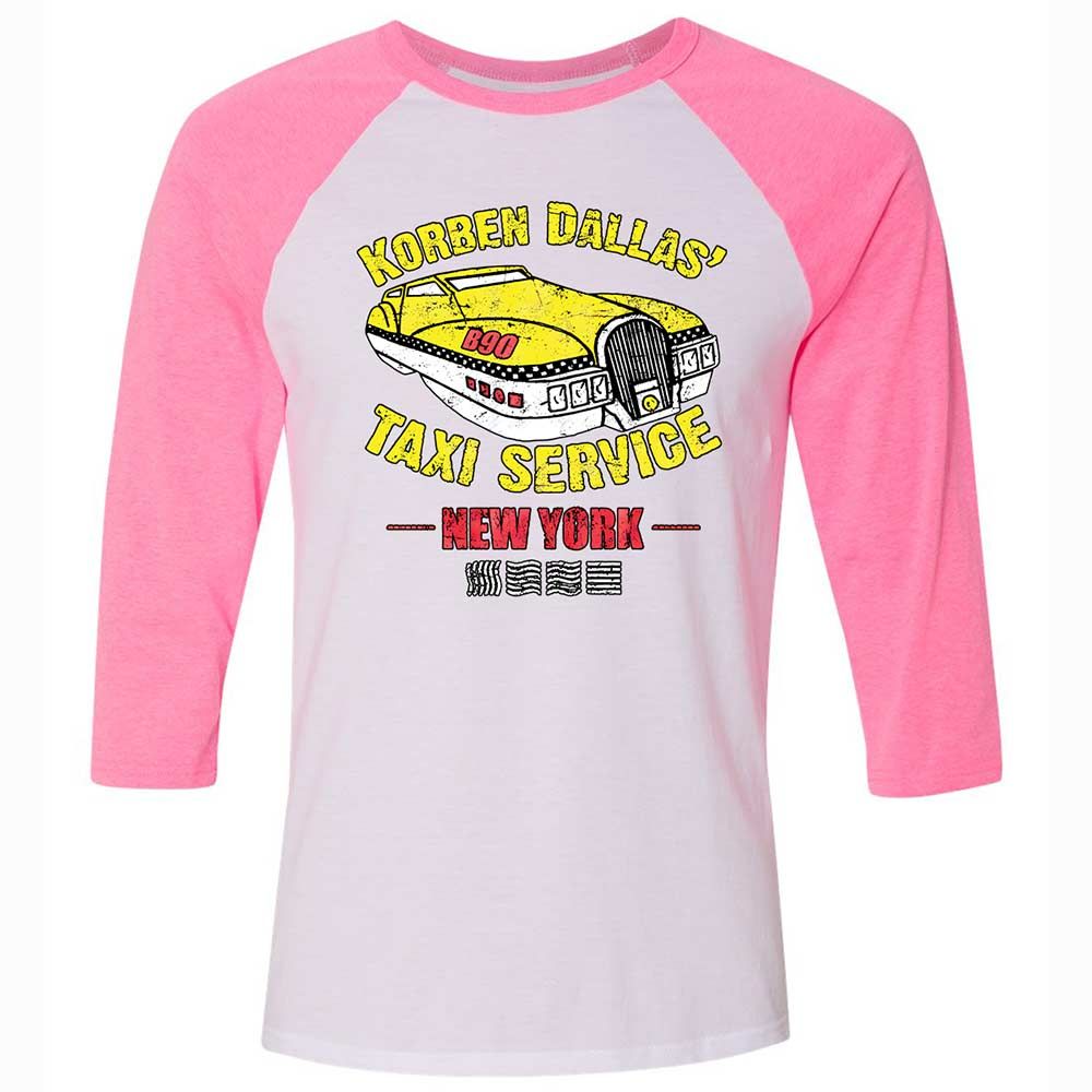 Unisex 3/4 Baseball Tee - 27J2UZTE - White/Neon Pink - 12