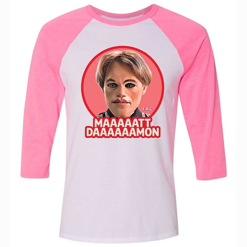 Maaaaatt Daaaaamon - White/Neon Pink - 12