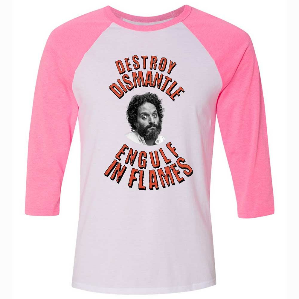 Destroy, Dismantle, Engulf in Flames - White/Neon Pink - 12