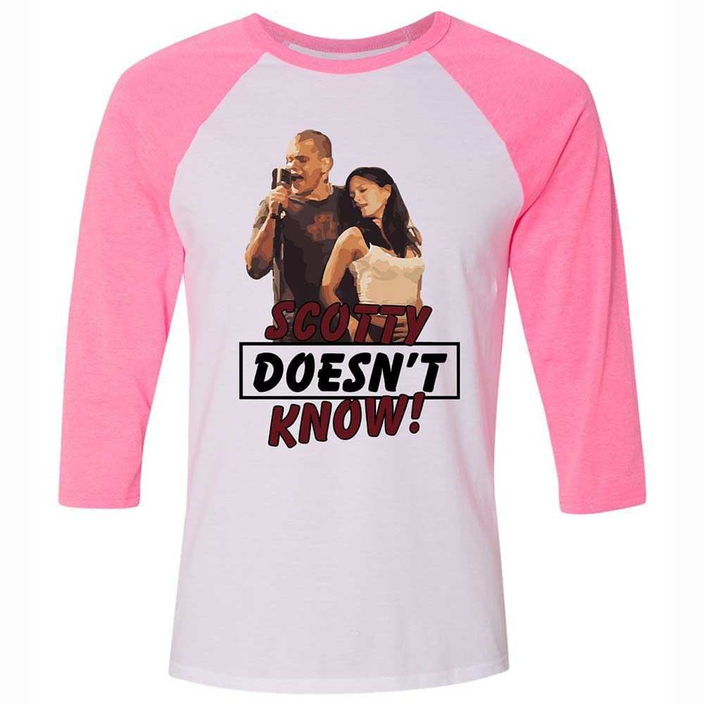 He Doesn't Know - White/Neon Pink - 12