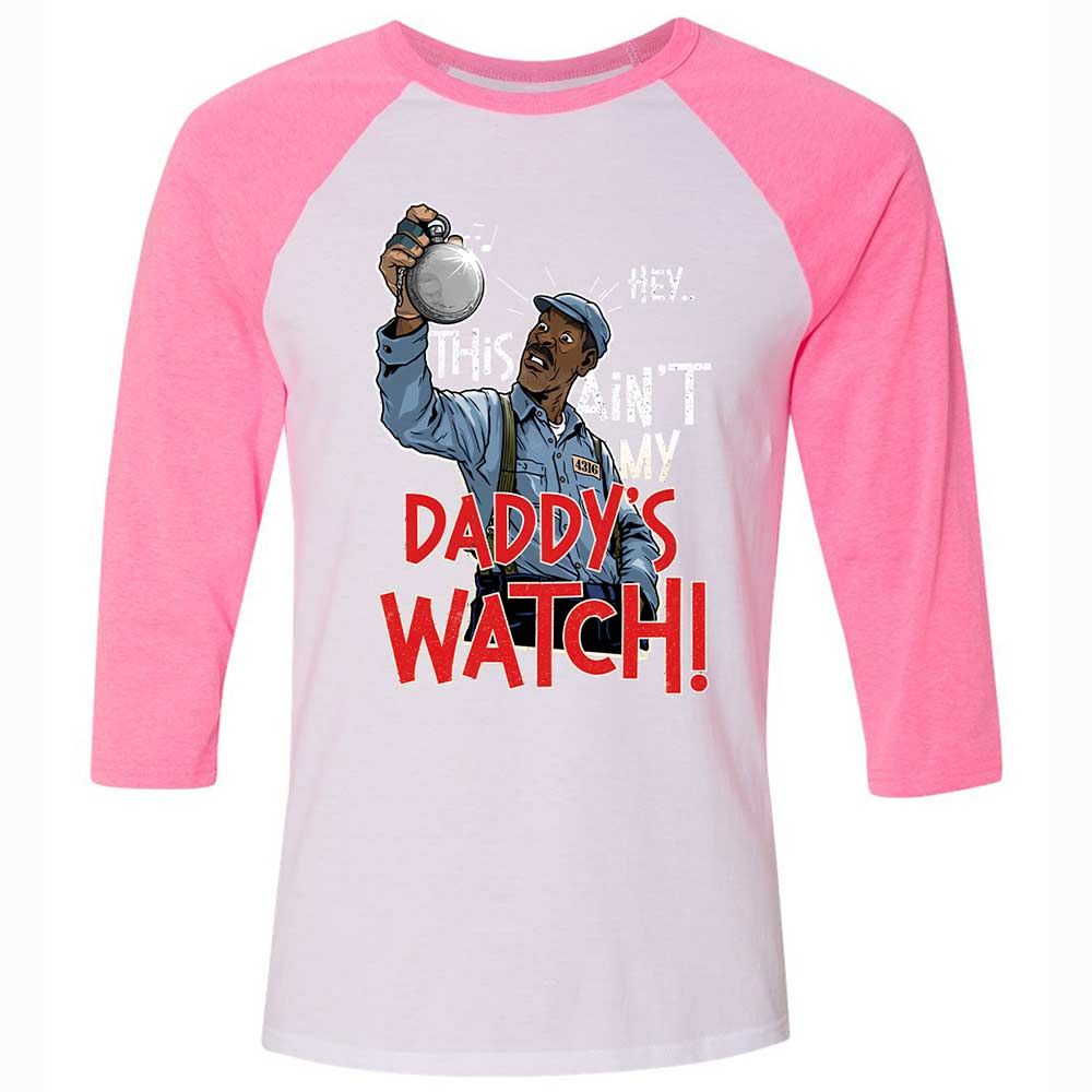 This Ain't My Daddy's Watch - White/Neon Pink - 12