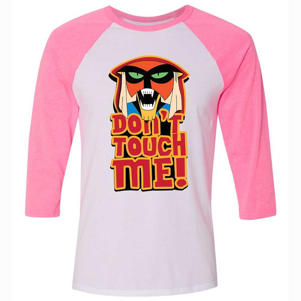 Unisex 3/4 Baseball Tee - AZW7V65E - White/Neon Pink - 12