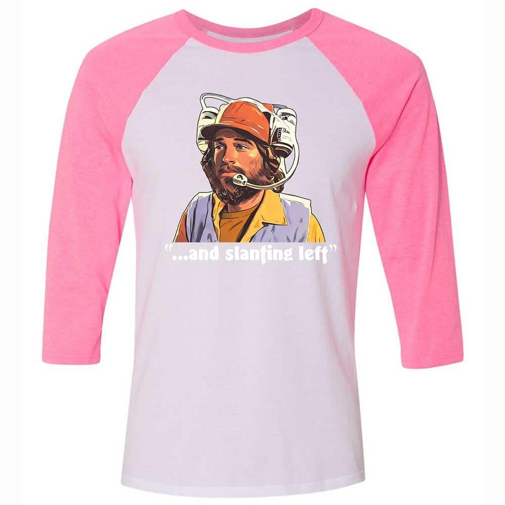 Unisex 3/4 Baseball Tee - Z16CYQY3 - White/Neon Pink - 12