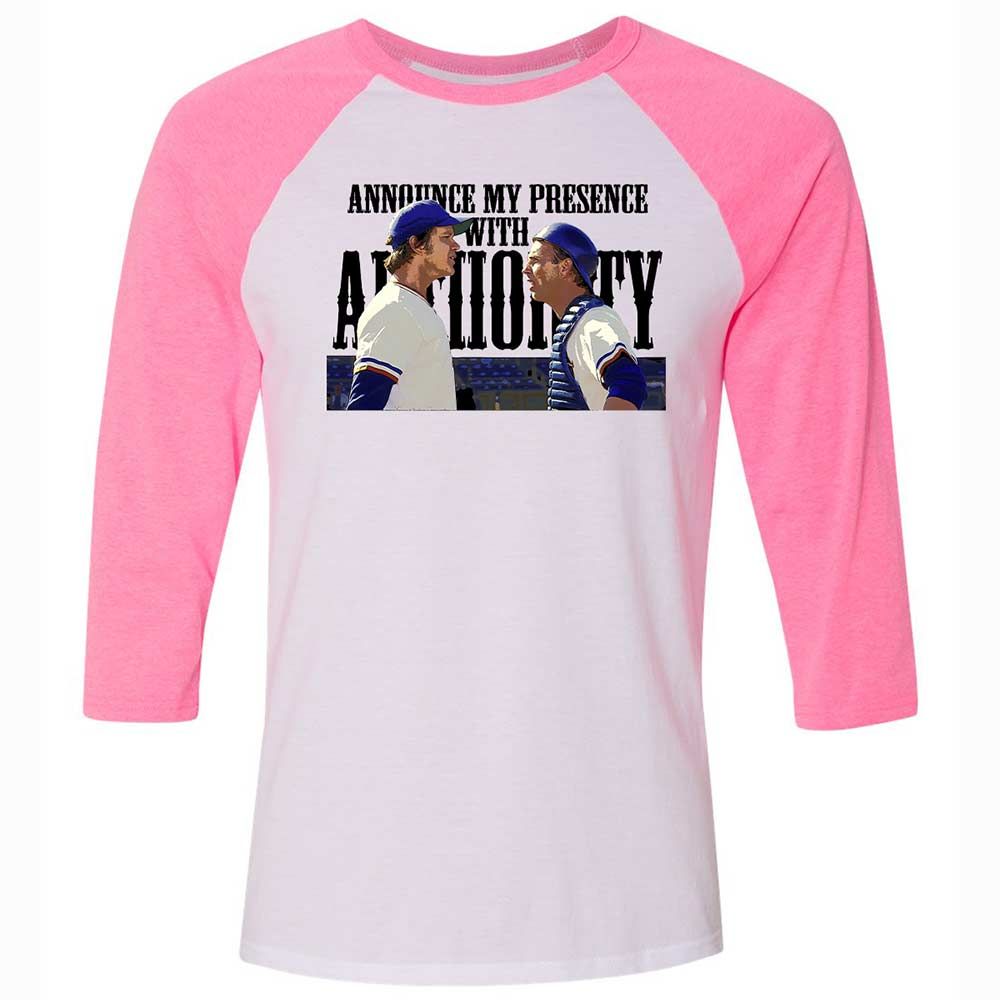 Announce my presence with authority - White/Neon Pink - 12