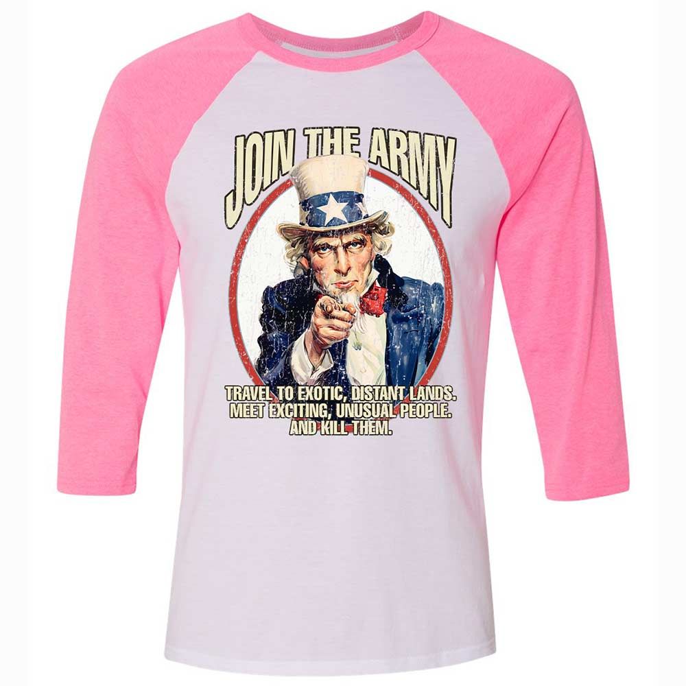Join The Army - White/Neon Pink - 12