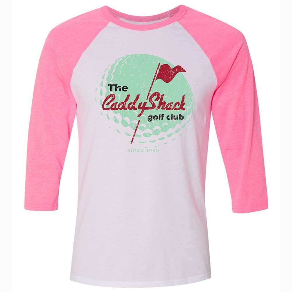 Unisex 3/4 Baseball Tee - 3UGWCBJ6 - White/Neon Pink - 12