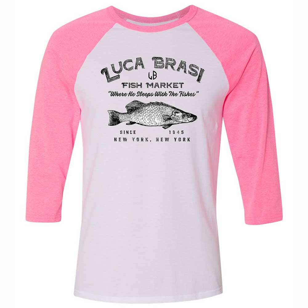 Unisex 3/4 Baseball Tee - 2UKKJMHH - White/Neon Pink - 12