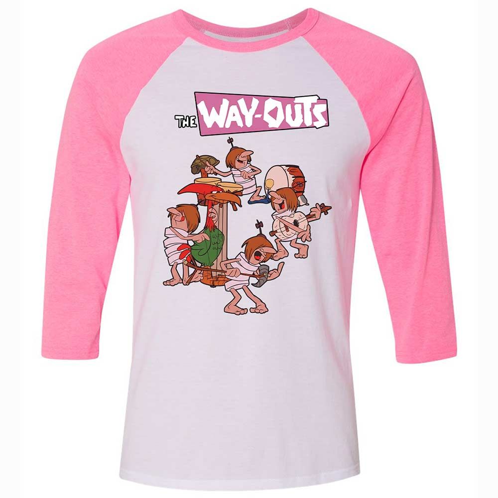 The Way-Outs Groovy 60's - White/Neon Pink - 12