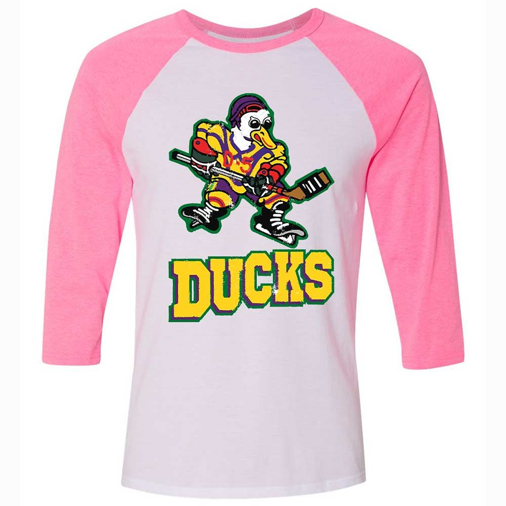 Mighty Ducks Hockey - White/Neon Pink - 12