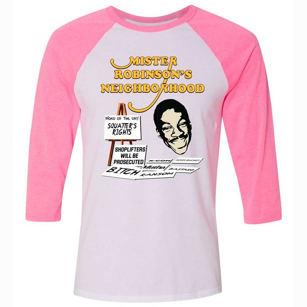 Mister Robinson's Neighborhood - White/Neon Pink - 12