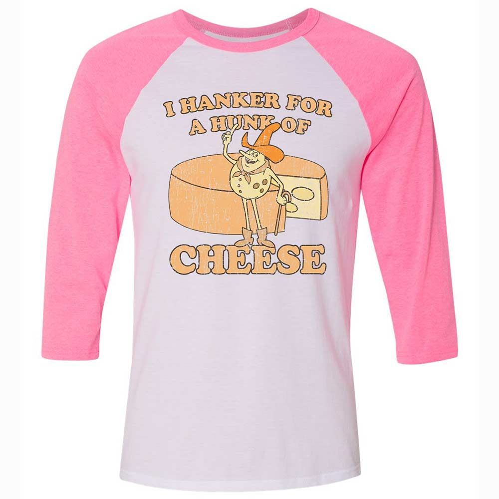 Hanker For A Hunk Of Cheese - White/Neon Pink - 12