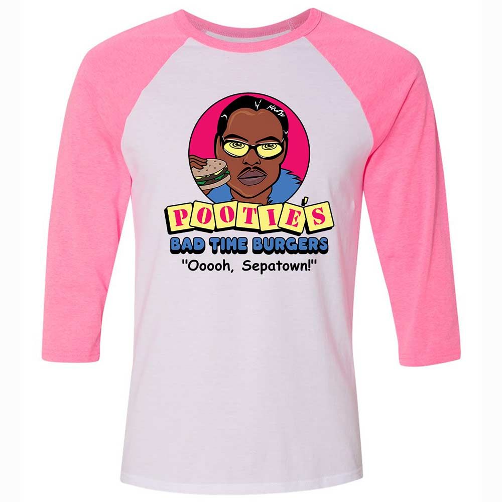 Pootie's Bad Time Burgers - White/Neon Pink - 12