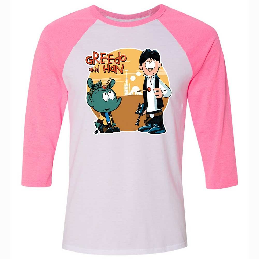 Greedo & Han - White/Neon Pink - 12