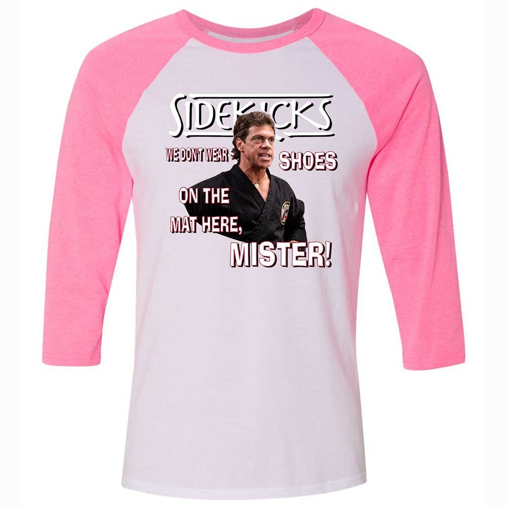 Unisex 3/4 Baseball Tee - XUGM5BJK - White/Neon Pink - 12