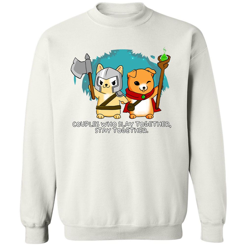 Classic Unisex Sweatshirt - QGJH8CY7 - White - 12