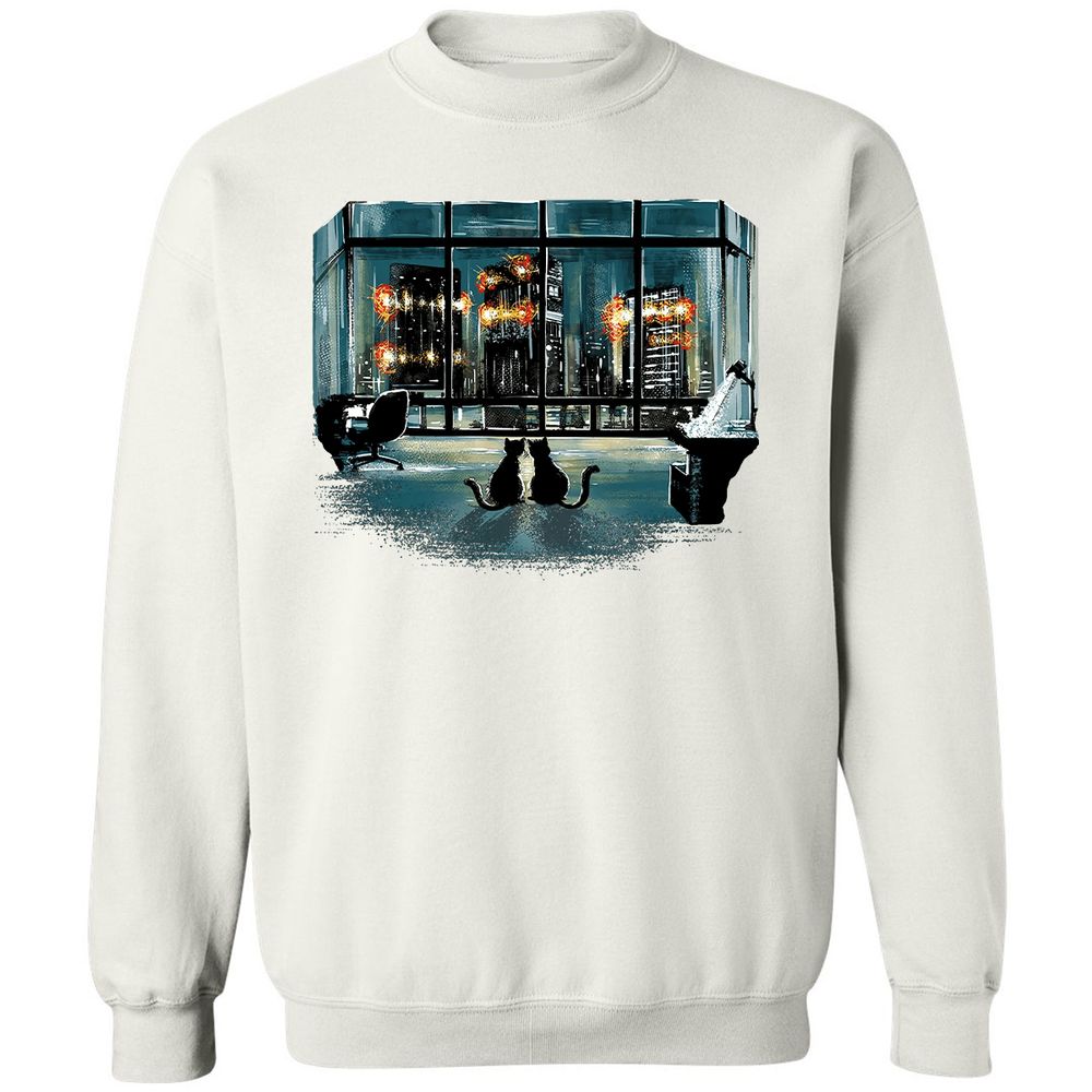 Classic Unisex Sweatshirt - J7D4L12M - White - 12