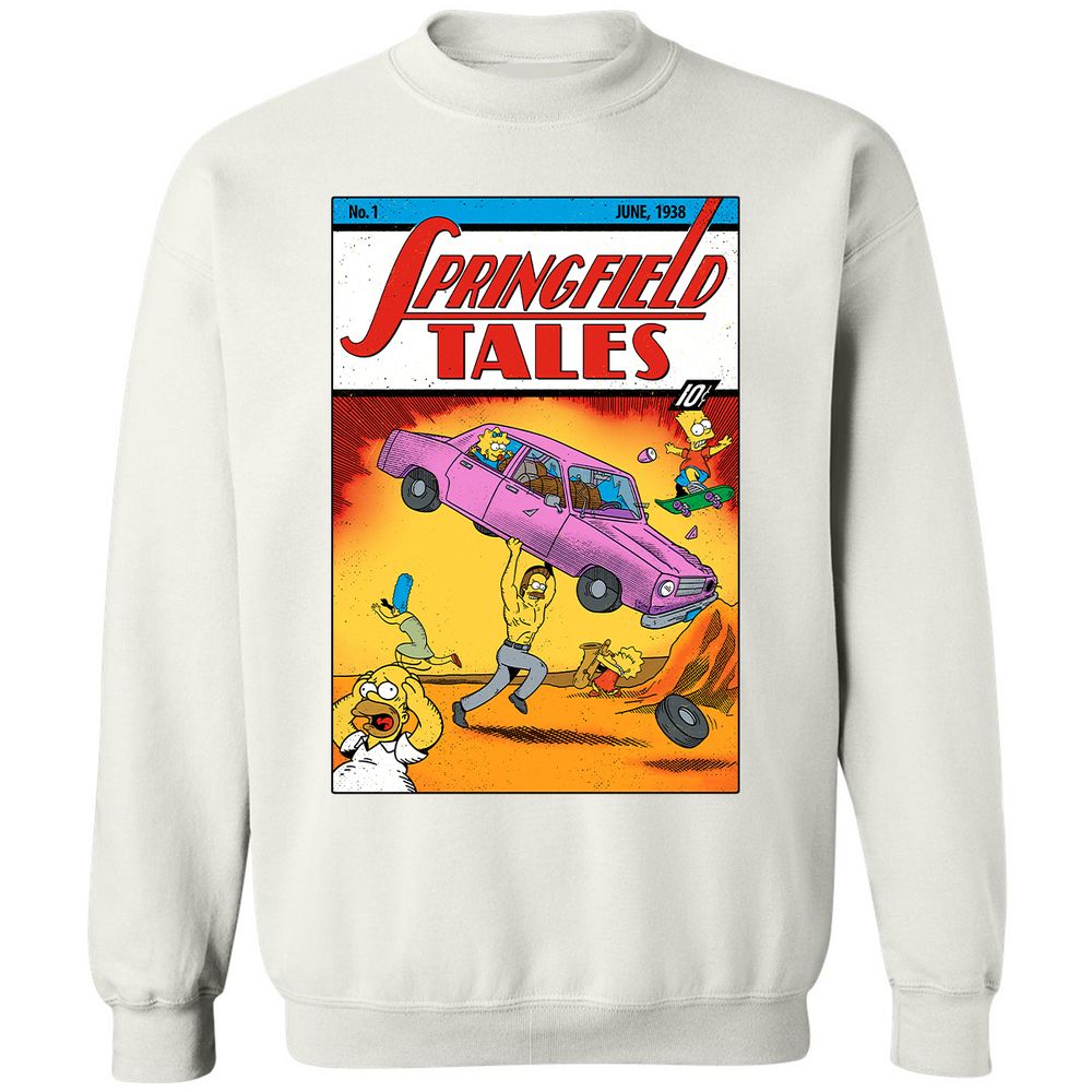 Classic Unisex Sweatshirt - RM9YVQMU - White - 12