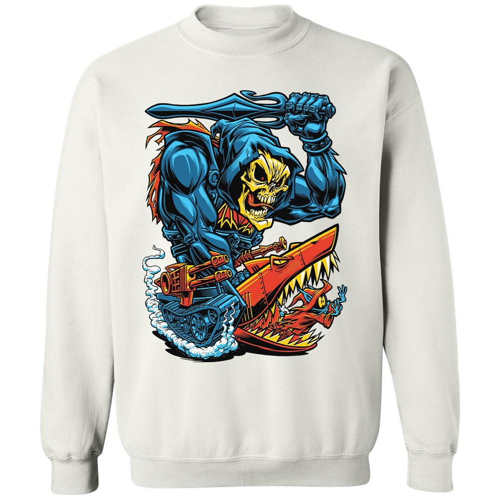 Classic Unisex Sweatshirt - 5KAV7NEE - White - 12